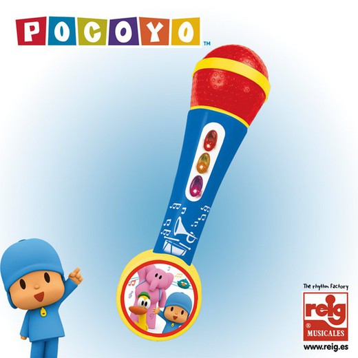 Micro De Mano Con Amplificador Y Ritmos - Pocoyo - Reig