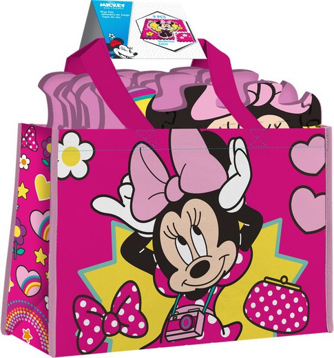 Minnie Puzzle Eva Teppich 9 Teile mit Tasche