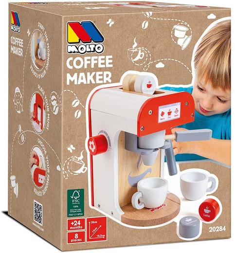 Moltó Wooden Toy Coffee Maker Coffee Maker