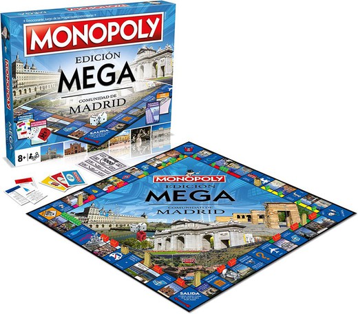 Monopoly Edición Mega Madrid – Versión en Español