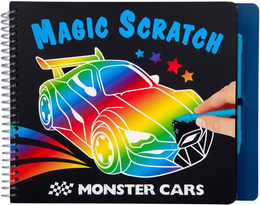 Monster Cars - Magic Scratch Book