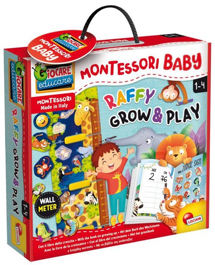 Montessori - Baby Jirafa - Medidor Bebés De Pared