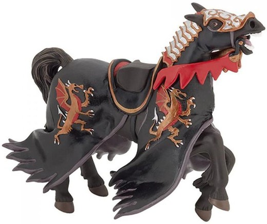 Papo - Dragon Horse Figur für die Schlacht vorbereitet