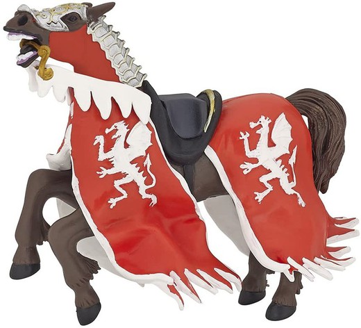 Papo - Dragon Horse Figure prepared for battle