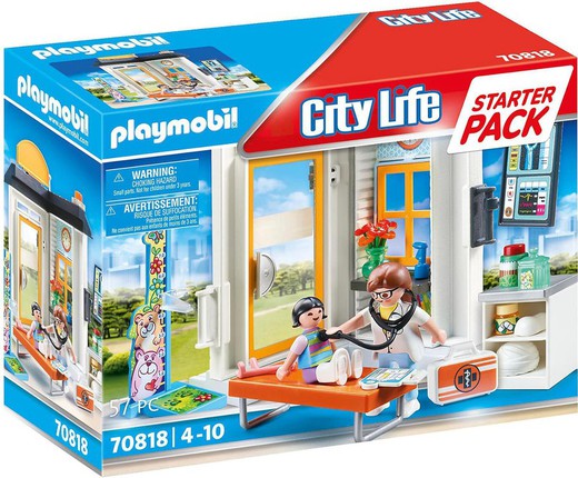 Pediatra - Playmobil City Life - Pacote Inicial