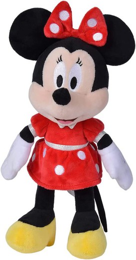 Disney Plüsch - Minnie Maus mit rotem Kleid