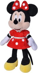 Peluche Disney - Minnie Mouse avec robe rouge 35 cm