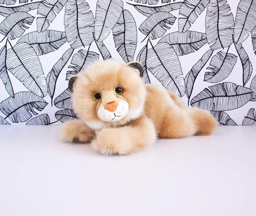 Peluche Lince Beige 23 cm