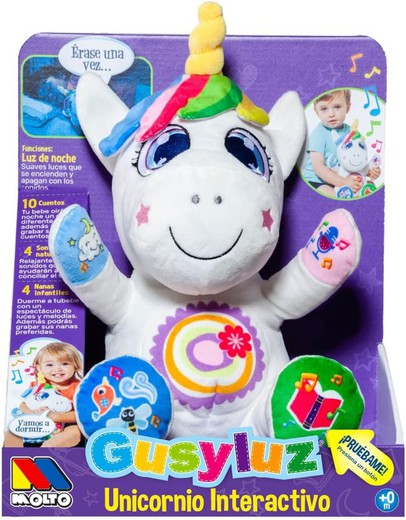 Interactive Gusyluz Unicorn Plush Toy