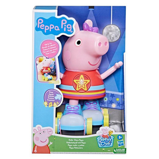 Peppa Pig Figura Roller Canta y Patina