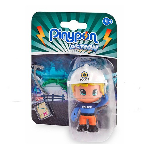 PinyPon Action - Climber Police Figur