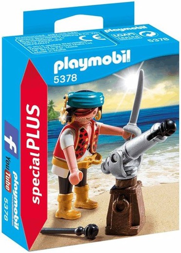 Pirate with Cannon - Playmobil Special Plus