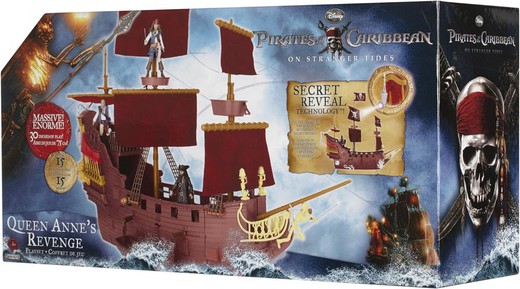 Pirates of the Caribbean Playset Queen Anne's Revenge Hero Ship