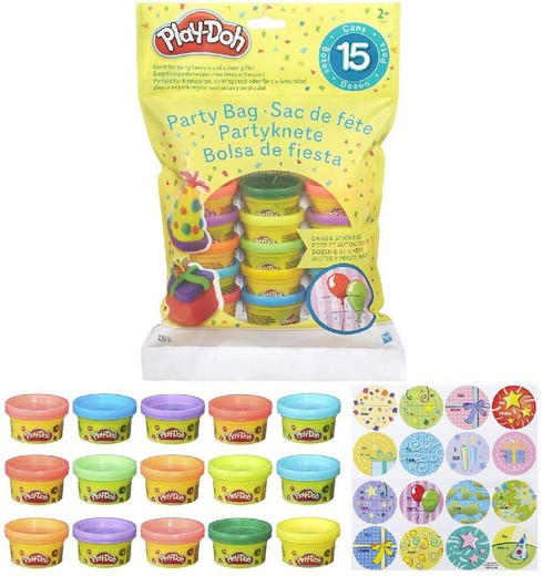Play-Doh - Confezione da 15 mini lattine