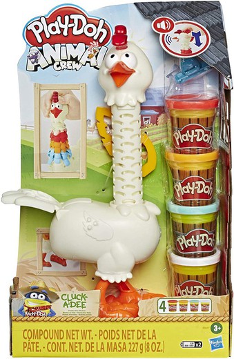 Play-Doh - Забавная курица с перьями