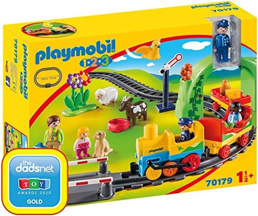 Playmobil 1,2,3 Мой первый поезд
