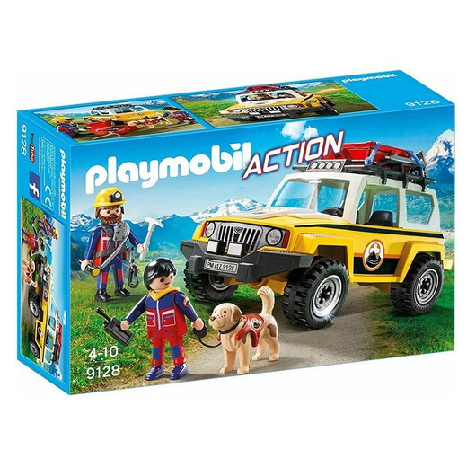 Playmobil Action - Véhicule de secours en montagne