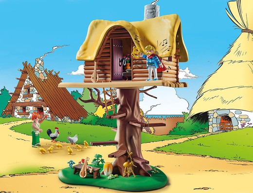Playmobil Asterix - Asurancetúrix mit Baumhaus