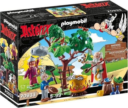 Playmobil Asterix - Panorámix con el caldero de la Poción Mágica