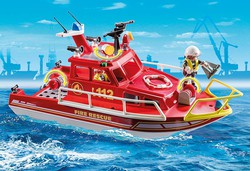 playmobil coast guard boat