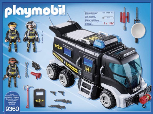 Playmobil City Action - Fahrzeug mit LED-Licht und Soundmodul