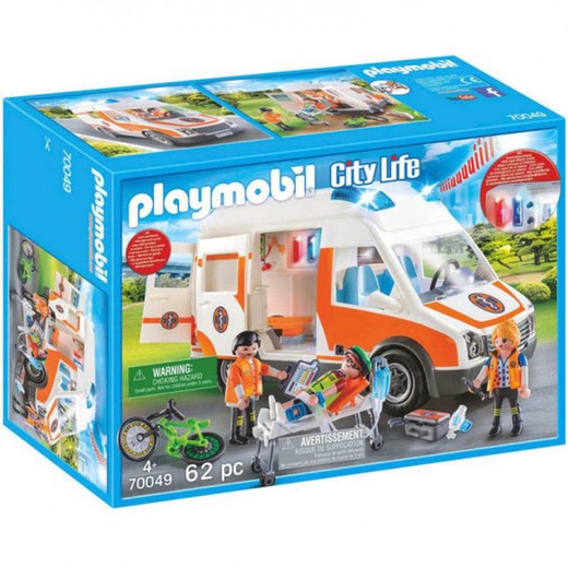 Playmobil City Life - скорая помощь со светом и звуком
