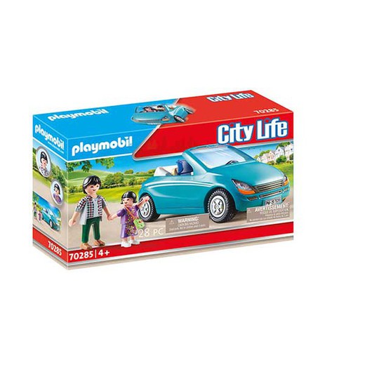 Playmobil City Life - Familia con Coche