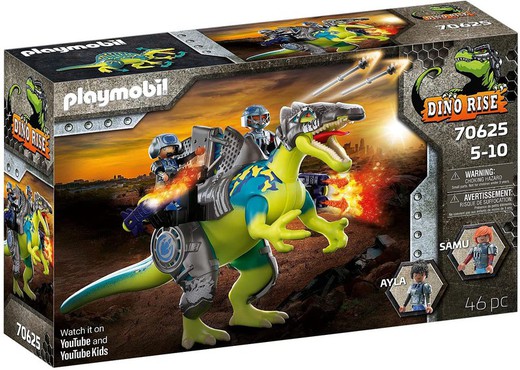 Playmobil Dinos – Spinosaurio: Doble poder defensivo
