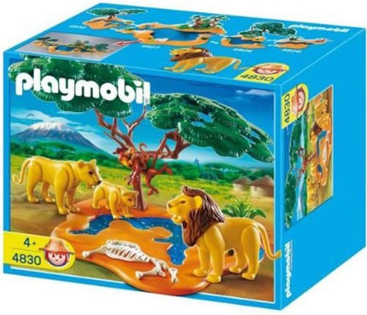 Playmobil - Famiglia di leoni e scimmie