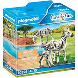 Playmobil Family Fun - Cebras con Bebé