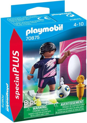 Playmobil Footballer with Goal Wall - Playmobil