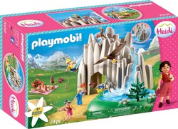 Playmobil - Lago Heidi com Heidi, Pedro e Clara