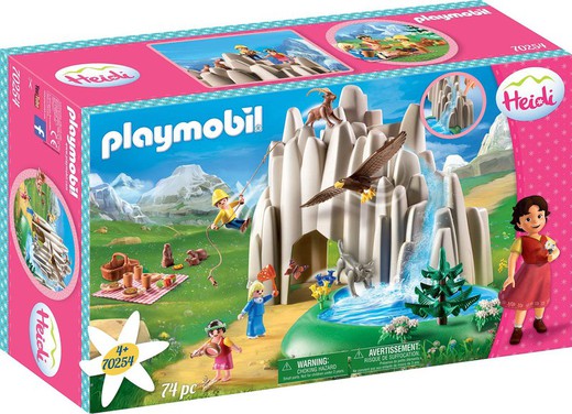 Playmobil - Heidi Lake with Heidi, Pedro and Clara
