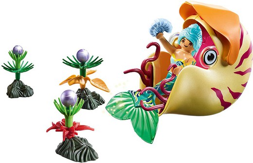 Playmobil Magic - Sirena con lumaca di mare