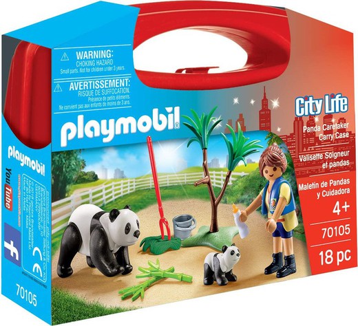 Pasta de zelador Playmobil Pandas