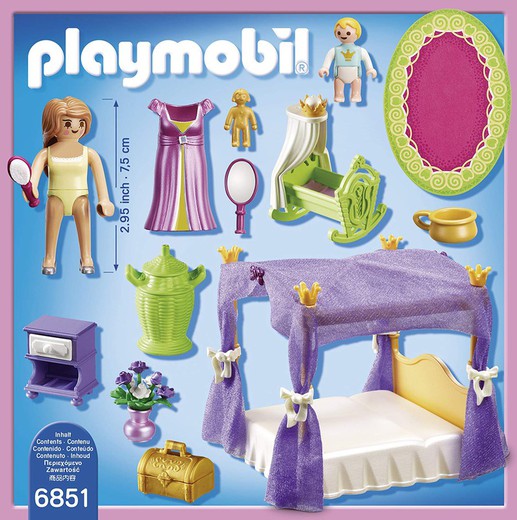 Playmobil Princess - Chambre Prince avec lit bébé