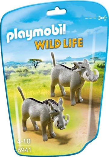 Playmobil Wild Life  –   Jabalíes  Africanos