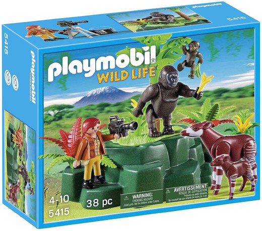 Playmobil  Wild Life  –  Sesión de fotos Gorilas