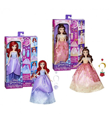 Verschiedene Stile von Disney Princess