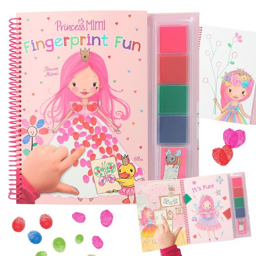 Princess Mimi pinta con los dedos - Top Model