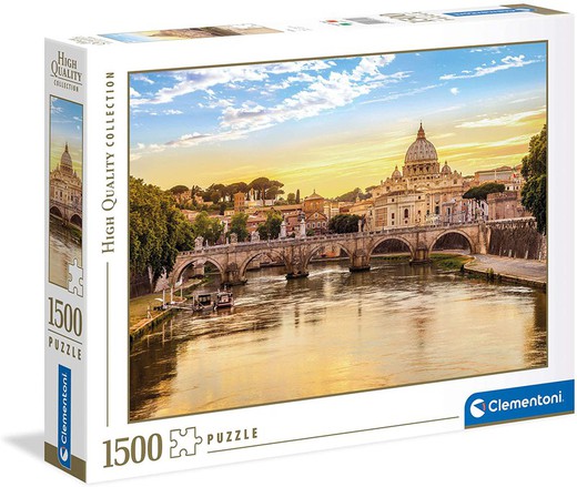 Puzzle 1500 pièces - HQC Rome - Clementoni
