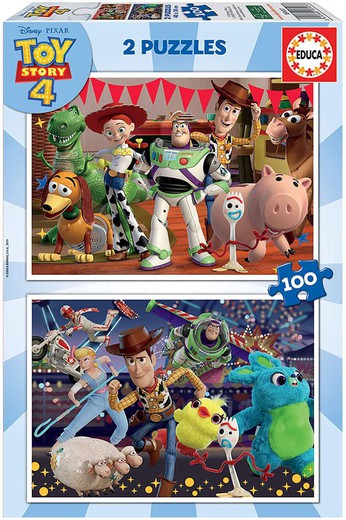 Puzzle 2x100 Toy Story 4 - Educa