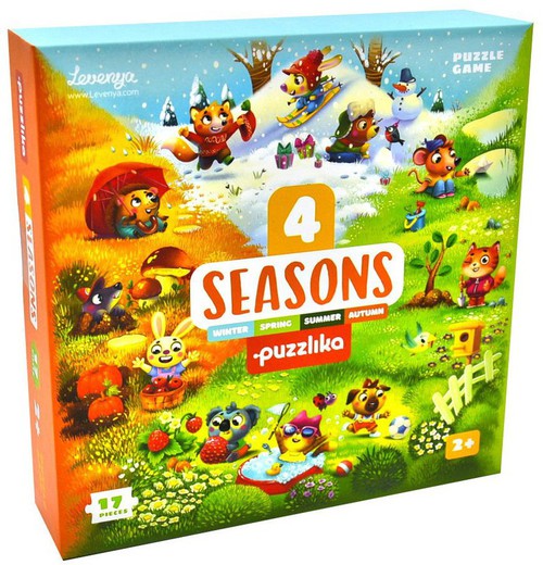 Puzzle des quatre saisons pour enfants