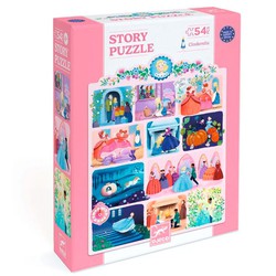 Puzzle Histoire de Cendrillon 54 pièces - Djeco