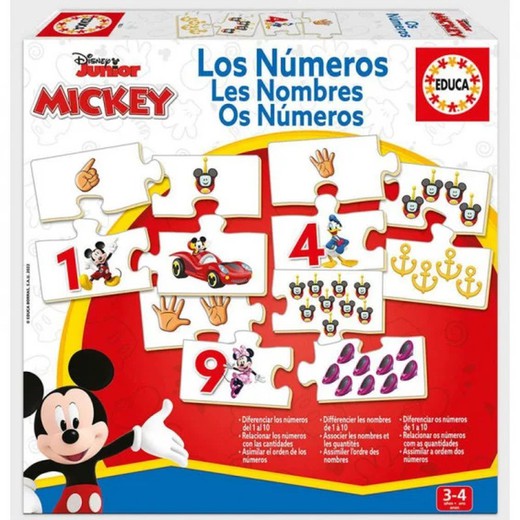 Puzzle Mickey & Friends Los Números