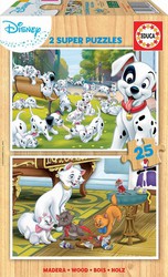Puzzle Disney baby 4 en 1 à partir de 2 ans - Puzzles avec Mickey, Minnie,  Donald et Daisy