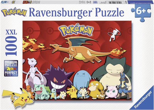 Ravensburger - Puzzle Pokémon - 100 Piezas XXL