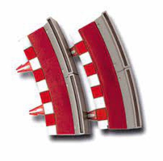 Set edge with interior curved fence - Scalextric