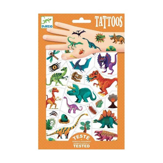 Set Tatuajes - Dino Club - Djeco