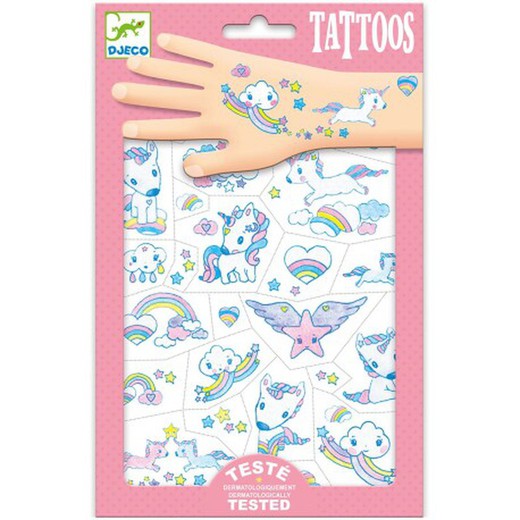 Set Tatuajes Unicornio - Djeco